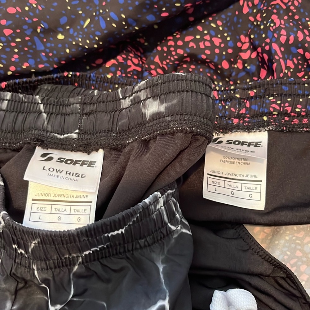 2 pairs soffe low rise running shorts large - Picture 6 of 7
